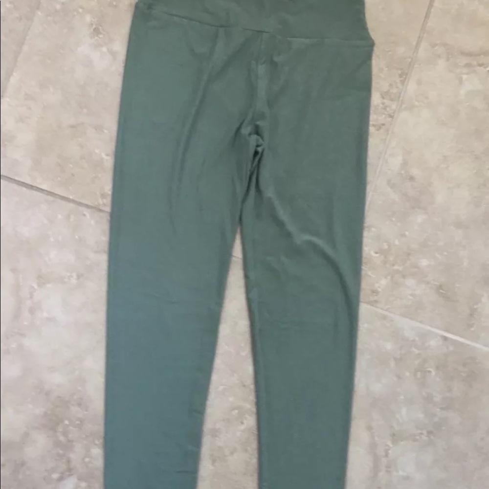 Lularoe OS solid sage green